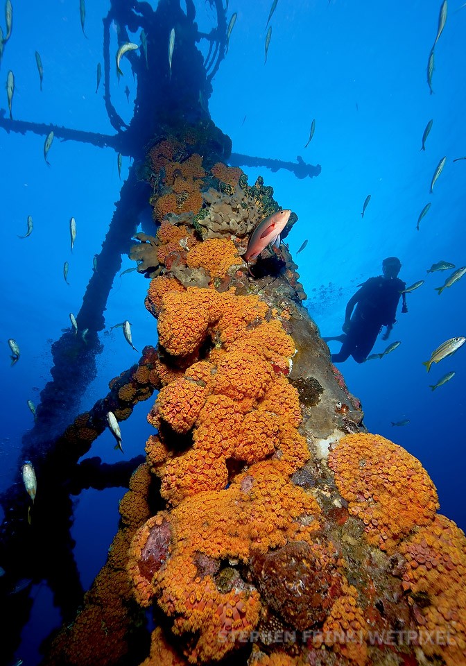 Radar tower, Duane Shipwreck.