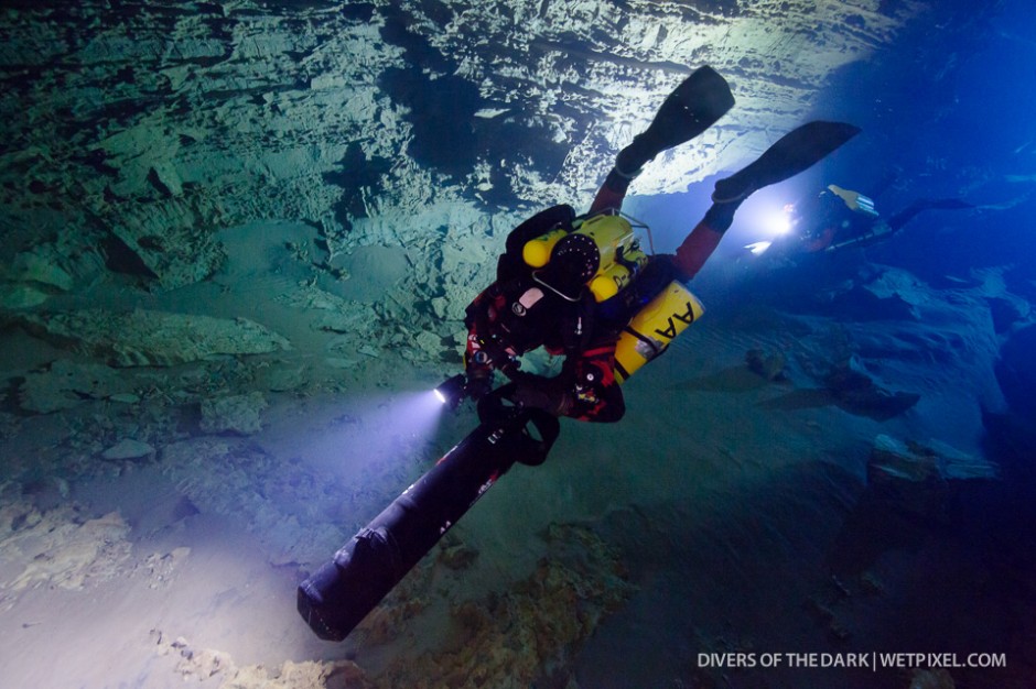 Ressel cave in France 2012