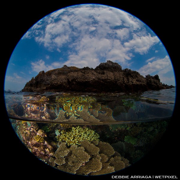 Shallows at Batu Tengah in the centre of Komodo National Park