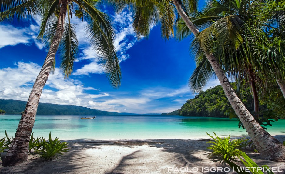 The beach of the Triton Bay Resort