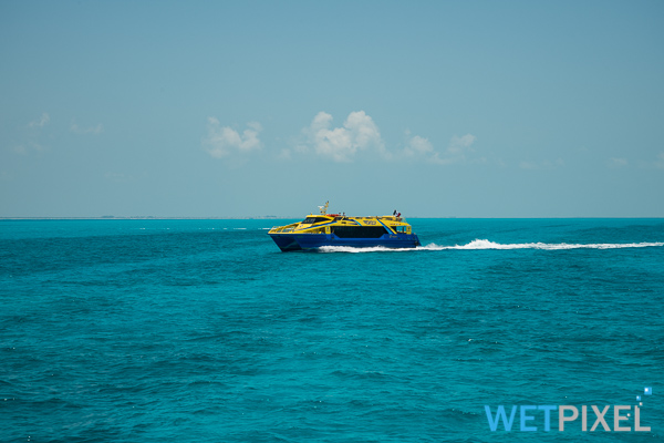 Cozumel ferry on Wetpixel