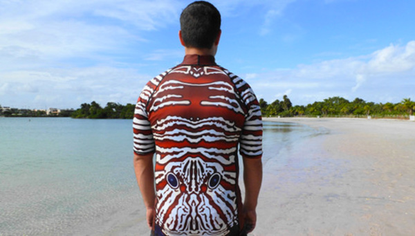 Lionfish rashguard