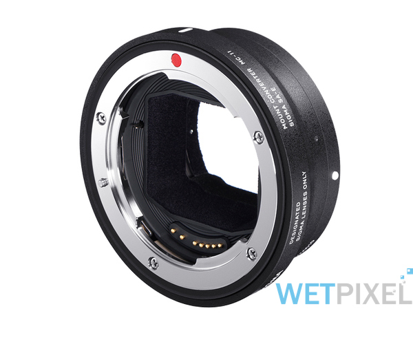 Sigma MC-11 E mount converter on Wetpixel