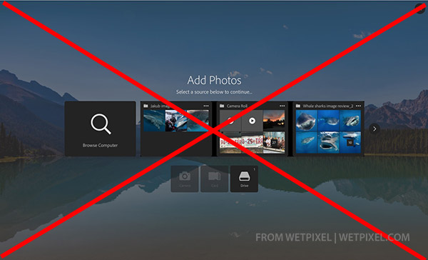 Lightroom import woes on Wetpixel