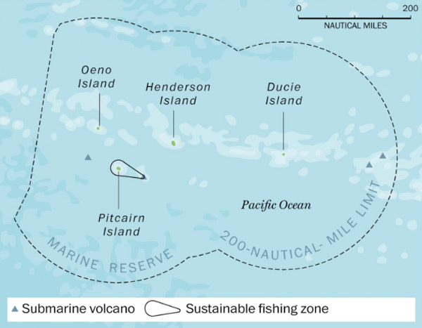 Pitcairn map